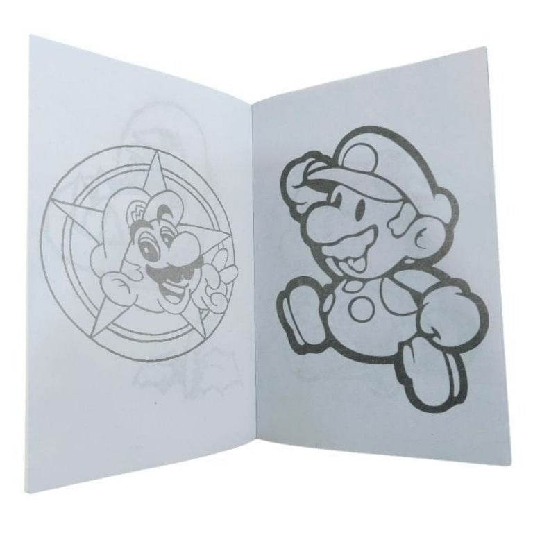 Mario Colouring Sticker Book