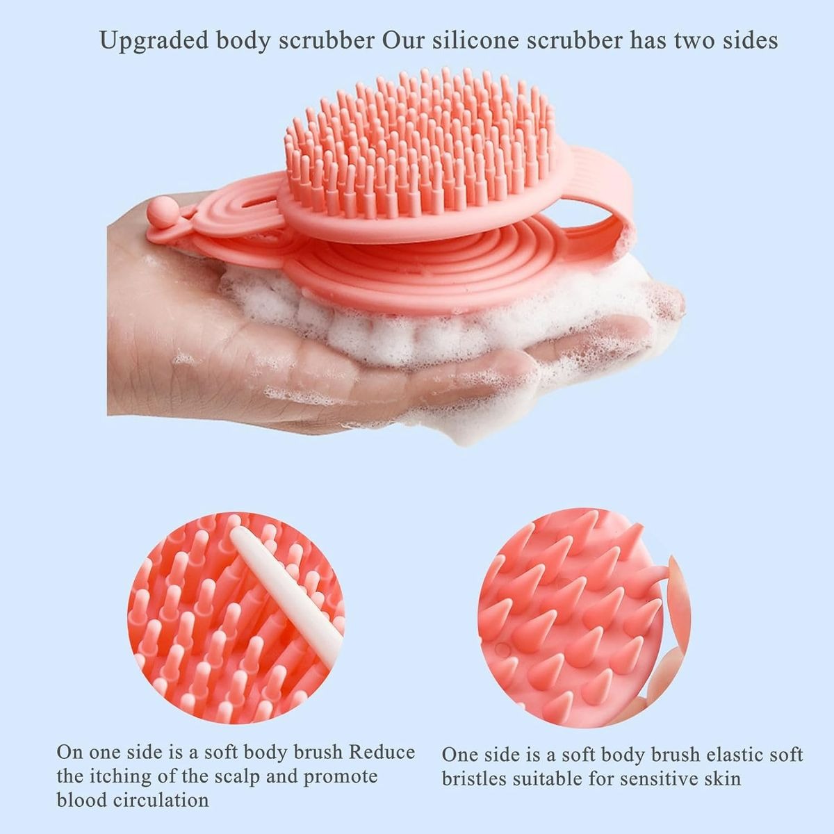 2in1 Scalp Massager Shampoo Brush