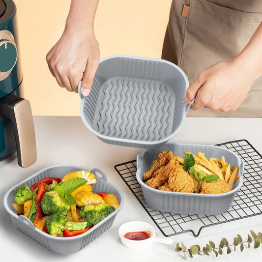 High Quality Silicone Air Fryer Tray Liner (Square)(Each)