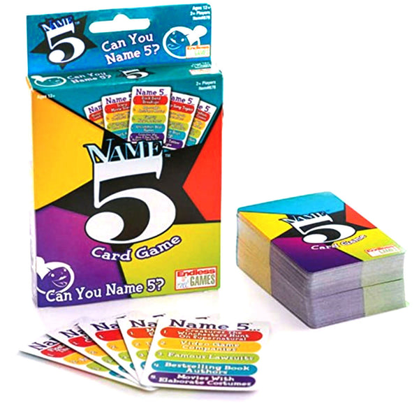 Name 5 Card Game