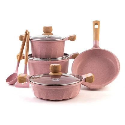 Non-Stick Induction Bottom Cooking Pot Set