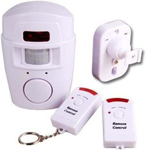 Motion Sensor Alarm with 2 Remote Controls