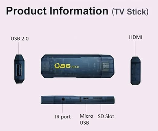 4K ULTRA HD TV STICK 2.4/5G WIFI for ANDROID