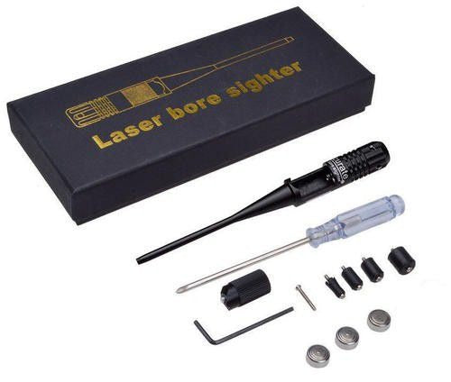 Red Laser Boresight Kit (.22 To .50 Caliber Rifles / Handgun)