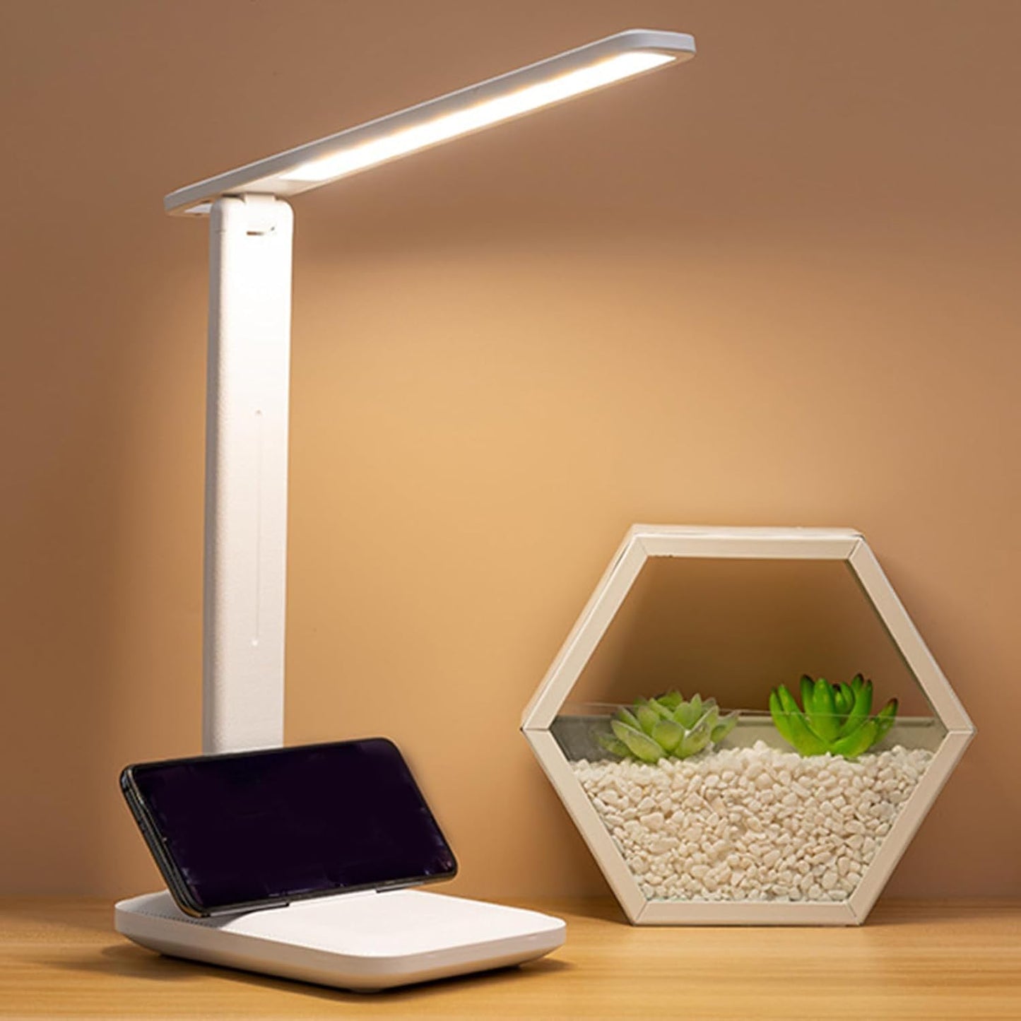 Rechargeable Rotary Table Lamp