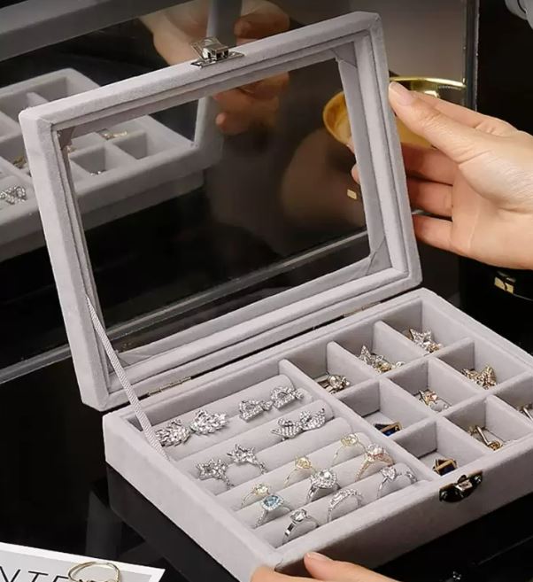 Multiple Compartments Jewellery Storage Box