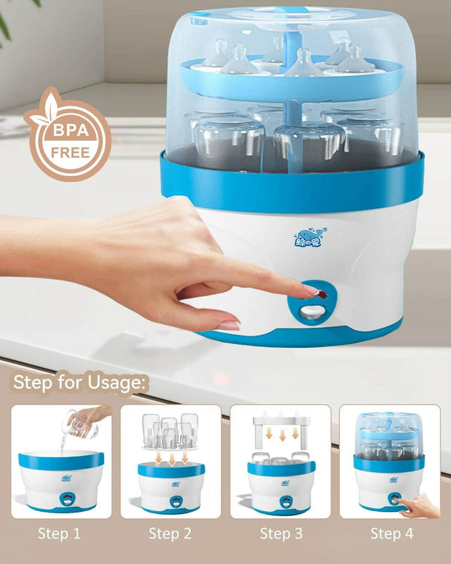 Baby Bottle Sterilizer With Dry And Storage