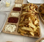 Bamboo Appetizer Platter (6 Compartment)