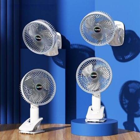 Mini Handheld/Clip Electric Fan - Alt View
