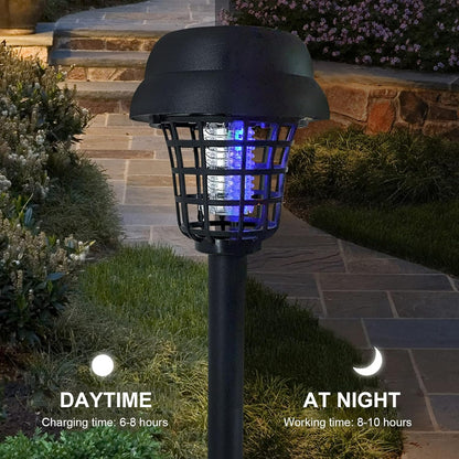 Outdoor Solar Powered Bug Zapper Light