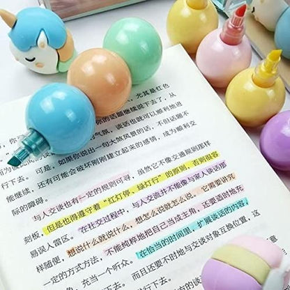 Bubble Head Unicorn Highlighters