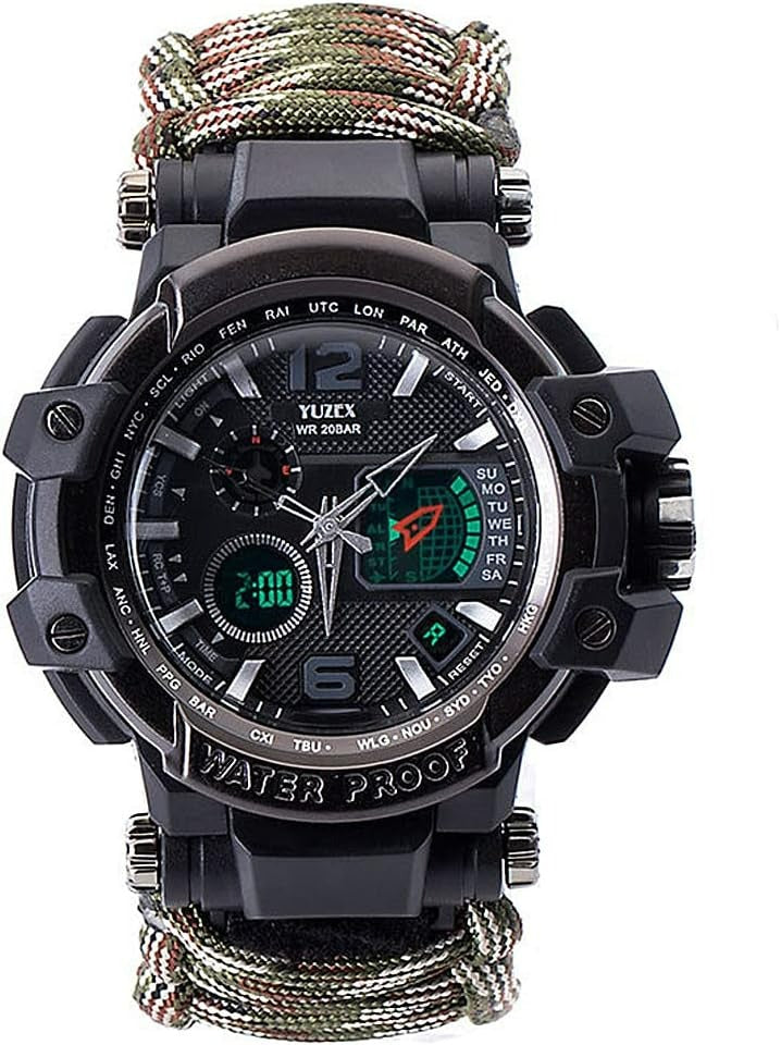 Military Tactical Paracord Watch