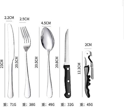 Stainless Steel Outdoor Cutlery Set