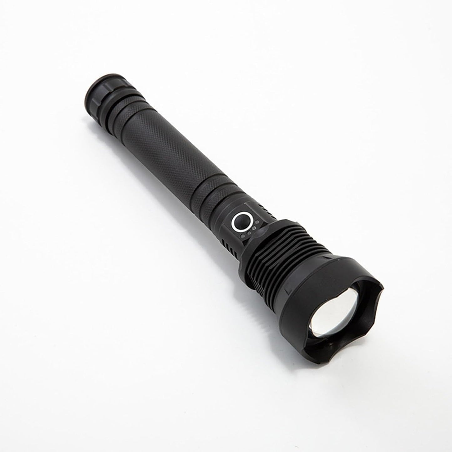 Chargeable Tactical Zoom Waterproof Aluminium Torch - 3X Light Modes