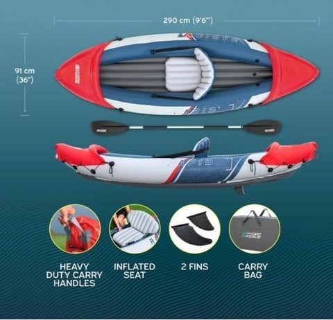 Portable 1-Person Cano - Alt View