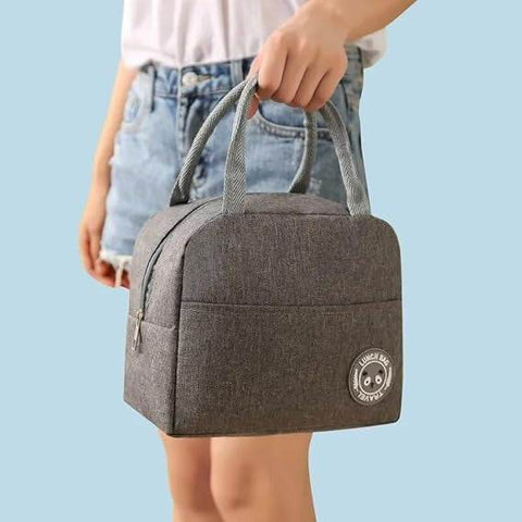 Thermal Insulated Lunch Bag with Front Pocket