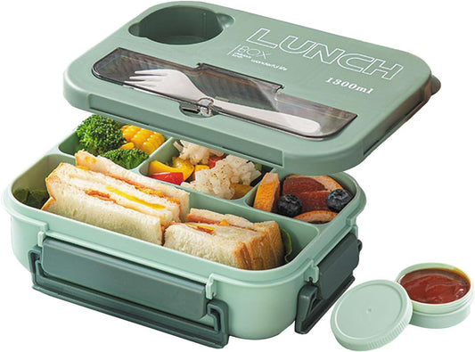 Student Office Lunch Box With Tableware (1.3L)