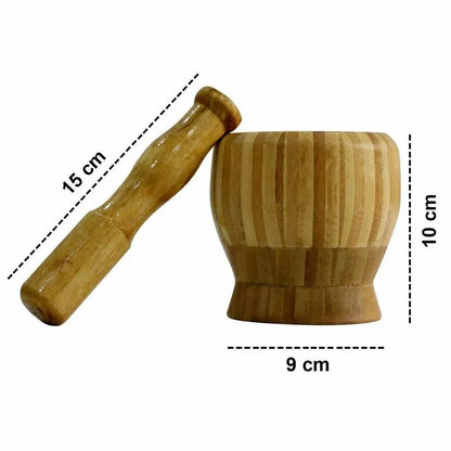 Bamboo Garlic Press