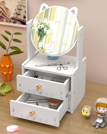 Mini Dressing Table Make-Up Cosmetic Organizer