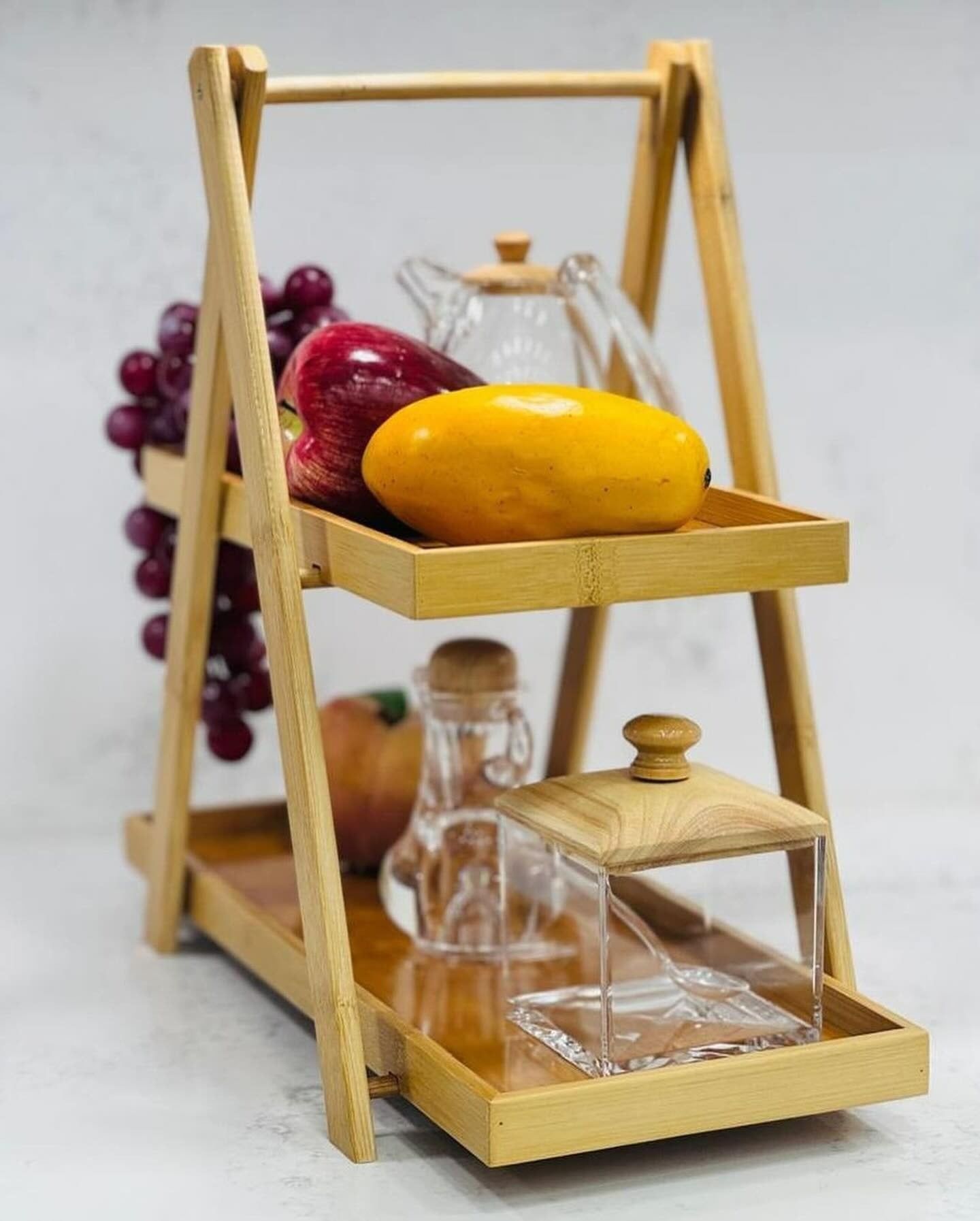 Wooden Serving Stand (2 Tier)