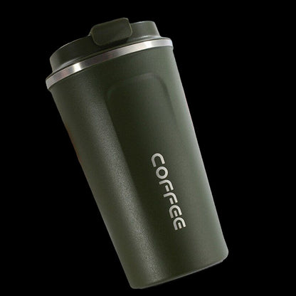 Double Stainless Steel Thermos Coffee Cup (500ml)