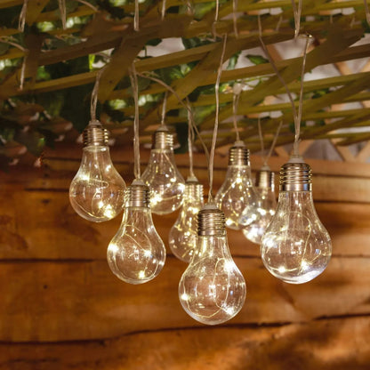 Frosted Bulb Ball String Lights