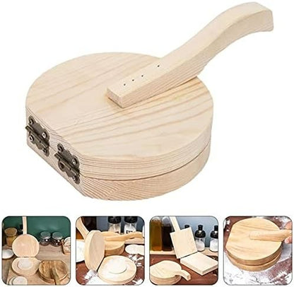 Wooden Dumpling Presser