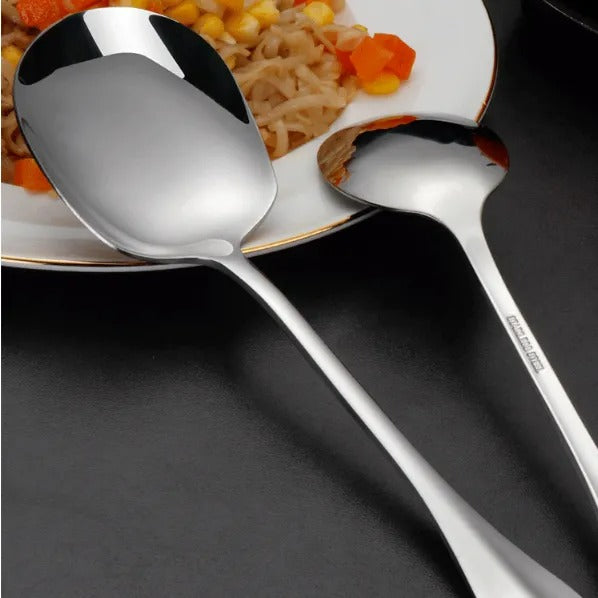 Stainless Steel Serving Spoons (6 pcs)