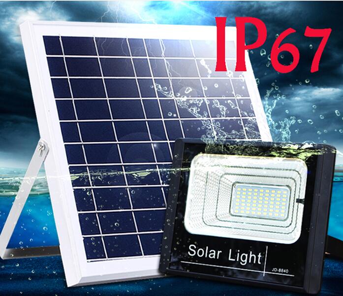 LED Solar Floodlight with Solar Panel (100W)