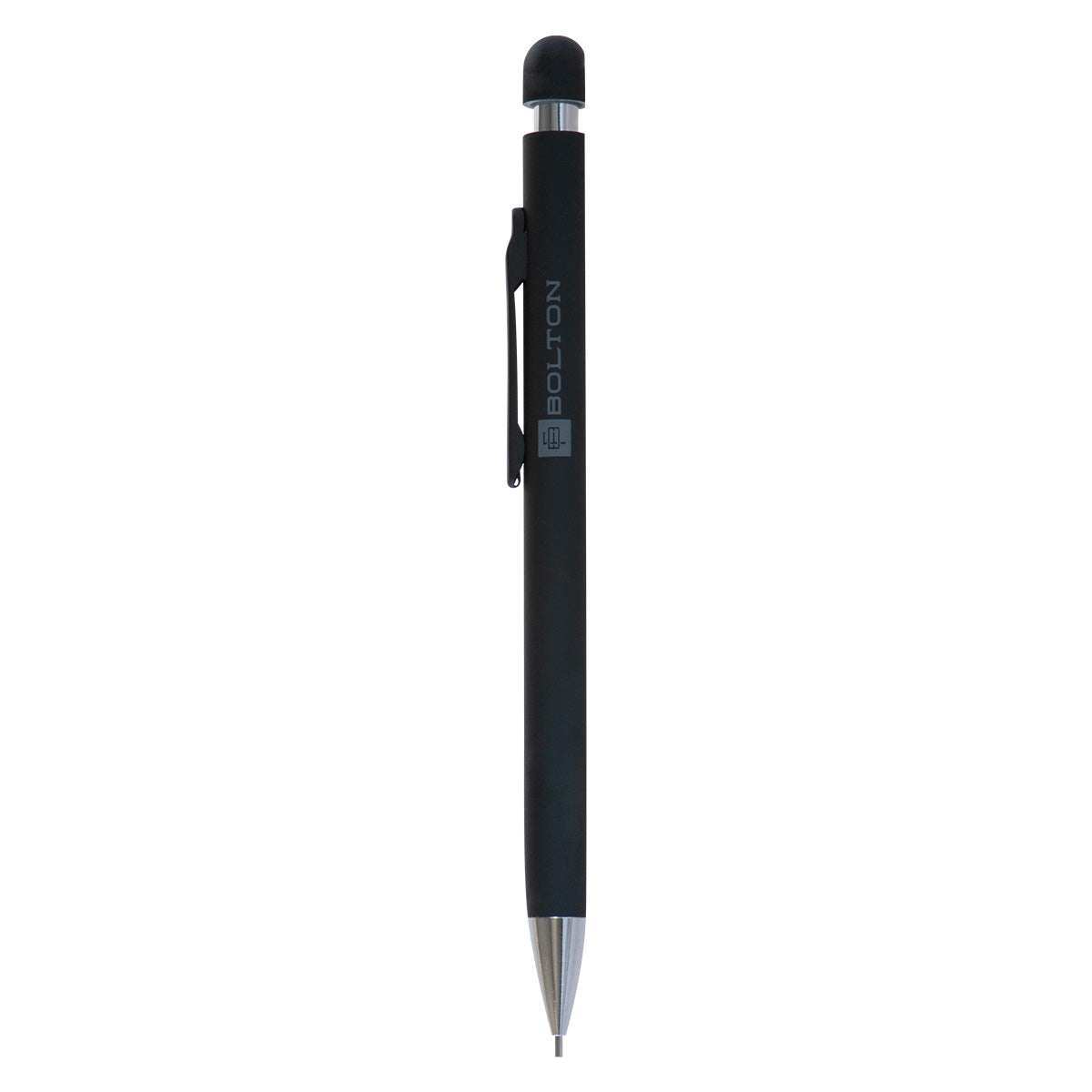 Bolton Black Retractable Clutch Pencil - Round Clicker