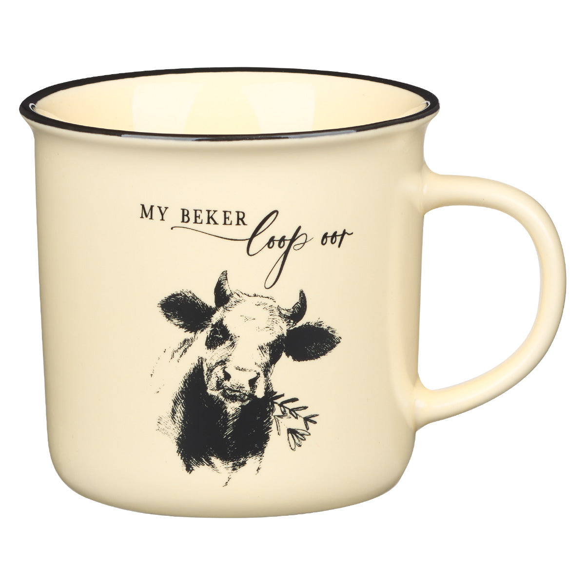 My Beker Loop Oor Afrikaans Ceramic Mug - Psalms 23:5