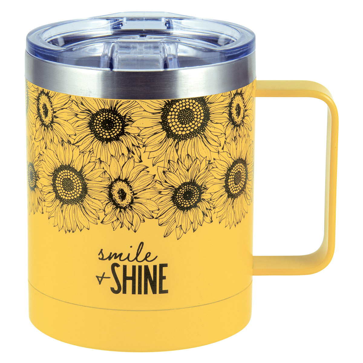 Smile And Shine Stainless Steel Travel Mug