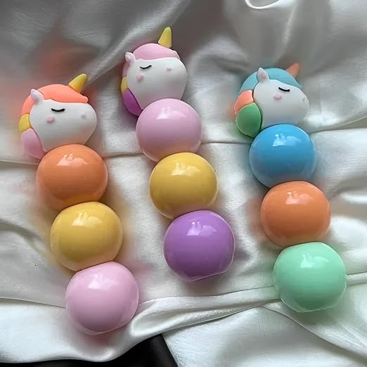 Bubble Head Unicorn Highlighters