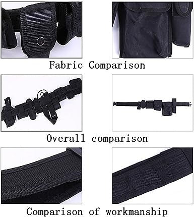 Tactical Military Belt (10 Pockets)