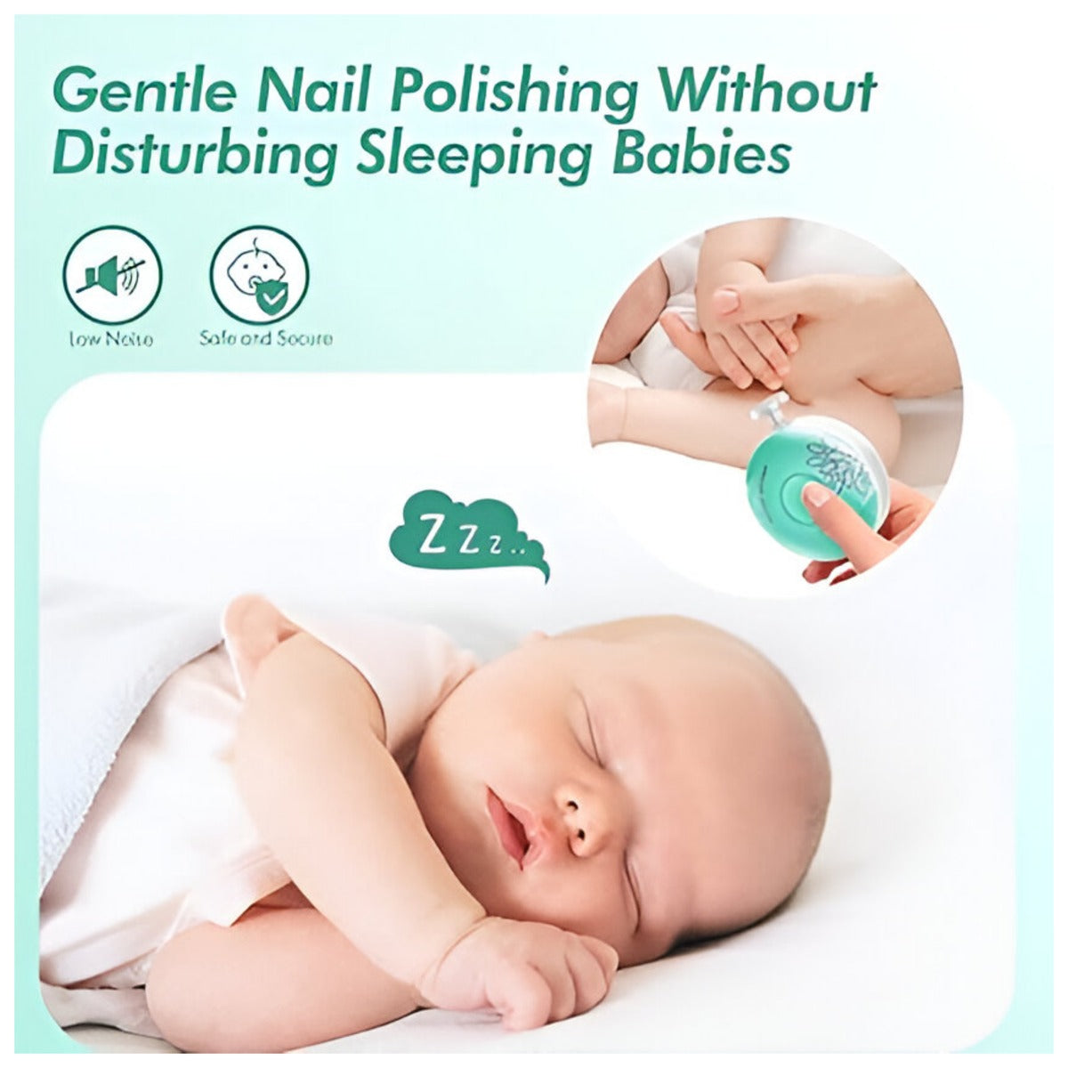 Electric Baby Nail File (Battery Operated)