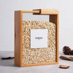 Modern Wooden And Glass Storage Container (Each)