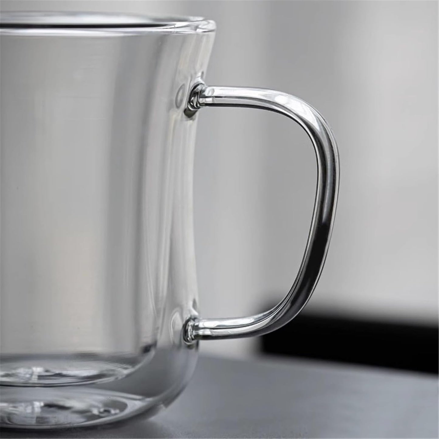Premium Double Wall Glass Mug (320ml)(Each)