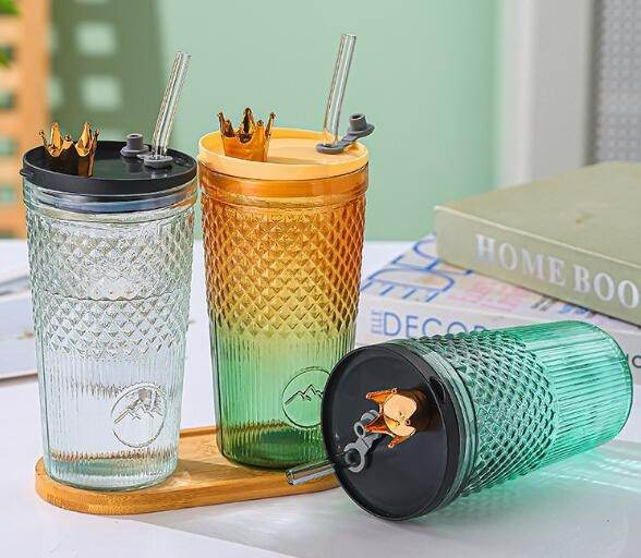 Golden Crown Glass Tumbler (600ml)(Each) - DMC Wholesale
