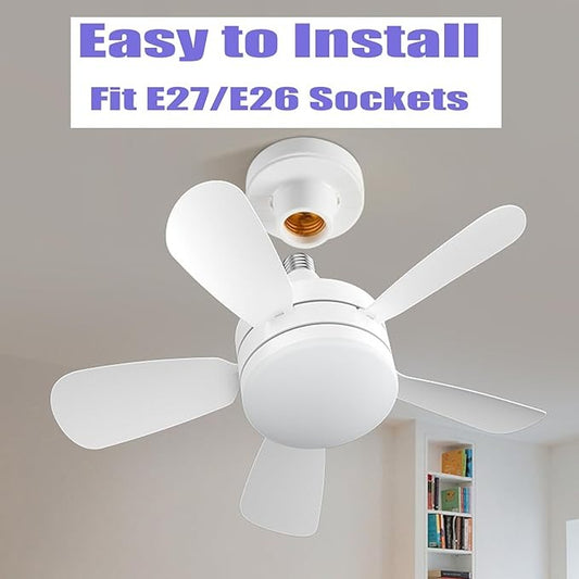 Socket Fan Light with Remote