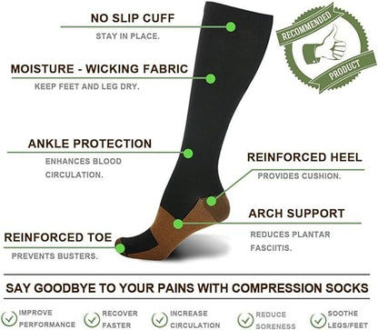 Compression Socks for Women (S/M)