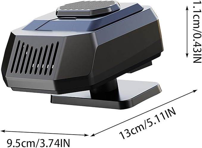 Portable Car Fan and Heater (12V)(200W)