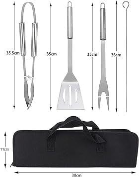 8pcs Barbecue Tool Set With Storage Case