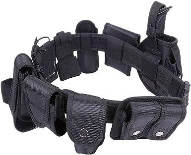 Tactical Military Belt (10 Pockets)