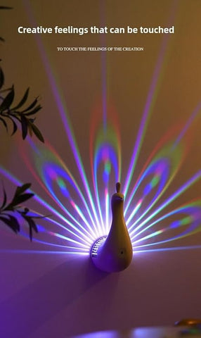 Peacock Projection Lamp - Alt View