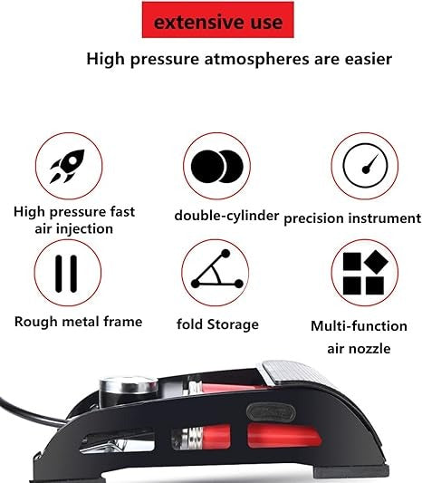 Double Cylinder Tire Pump