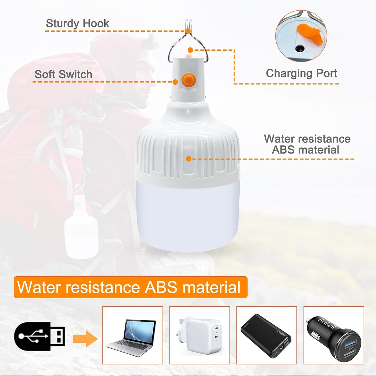 Portable Emergency Camping Lamp