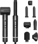 High-Speed Hot Air Styling Brush with Interchangeable Attachments
