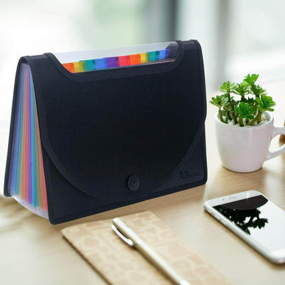 Rainbow Expandable File Organiser (A4) - DMC Wholesale