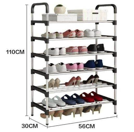 Multi-Layer Shoe Cabinet (6 Tier) - DMC Wholesale