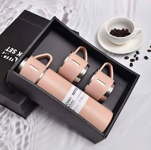 Vacuum Flask set (Pink) - DMC Wholesale